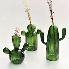 Cactus Glass Vase