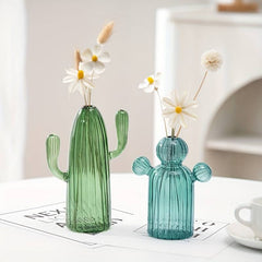 Cactus Glass Vase