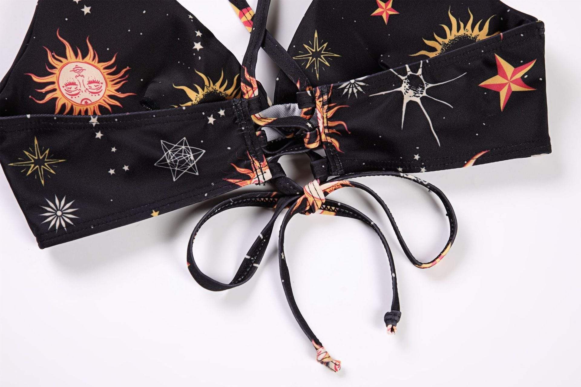 Celestial Print Bikini Set