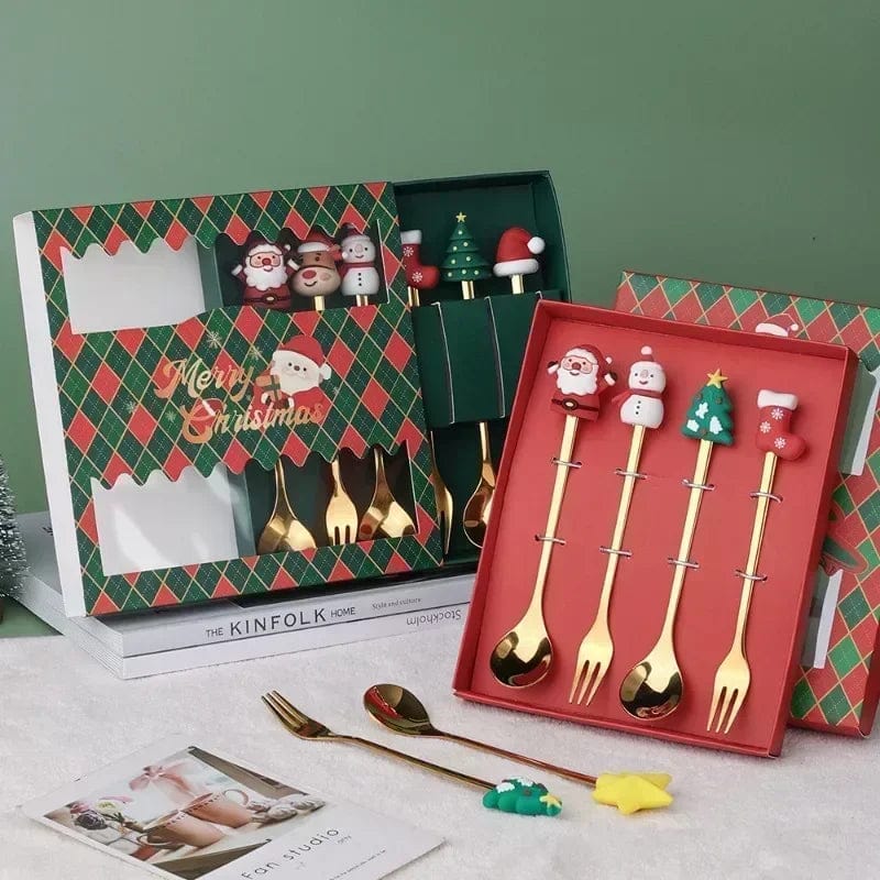 Christmas Spoon & Fork Gift Set
