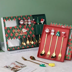 Christmas Spoon & Fork Gift Set