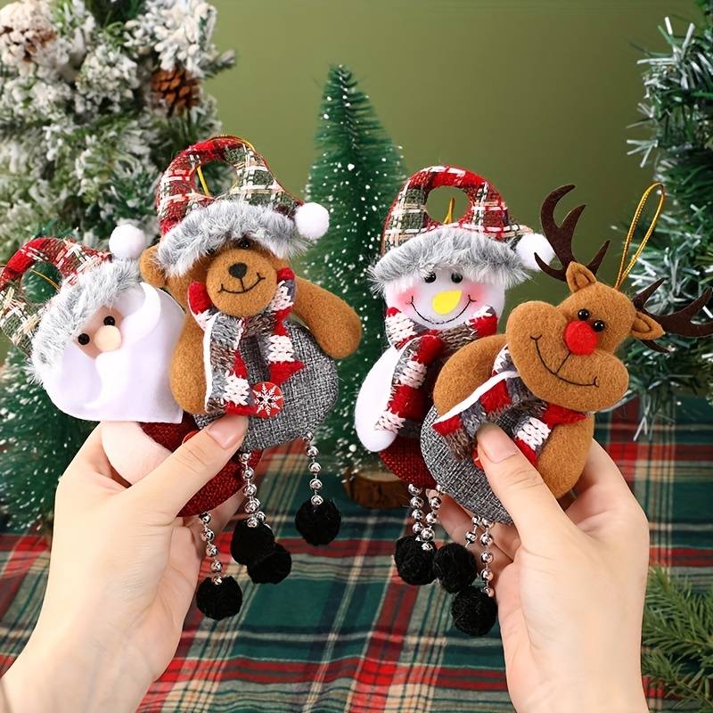 Christmas Tree Ornaments Set of 4