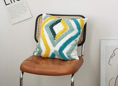 Colorful Tufted Pillow Covers