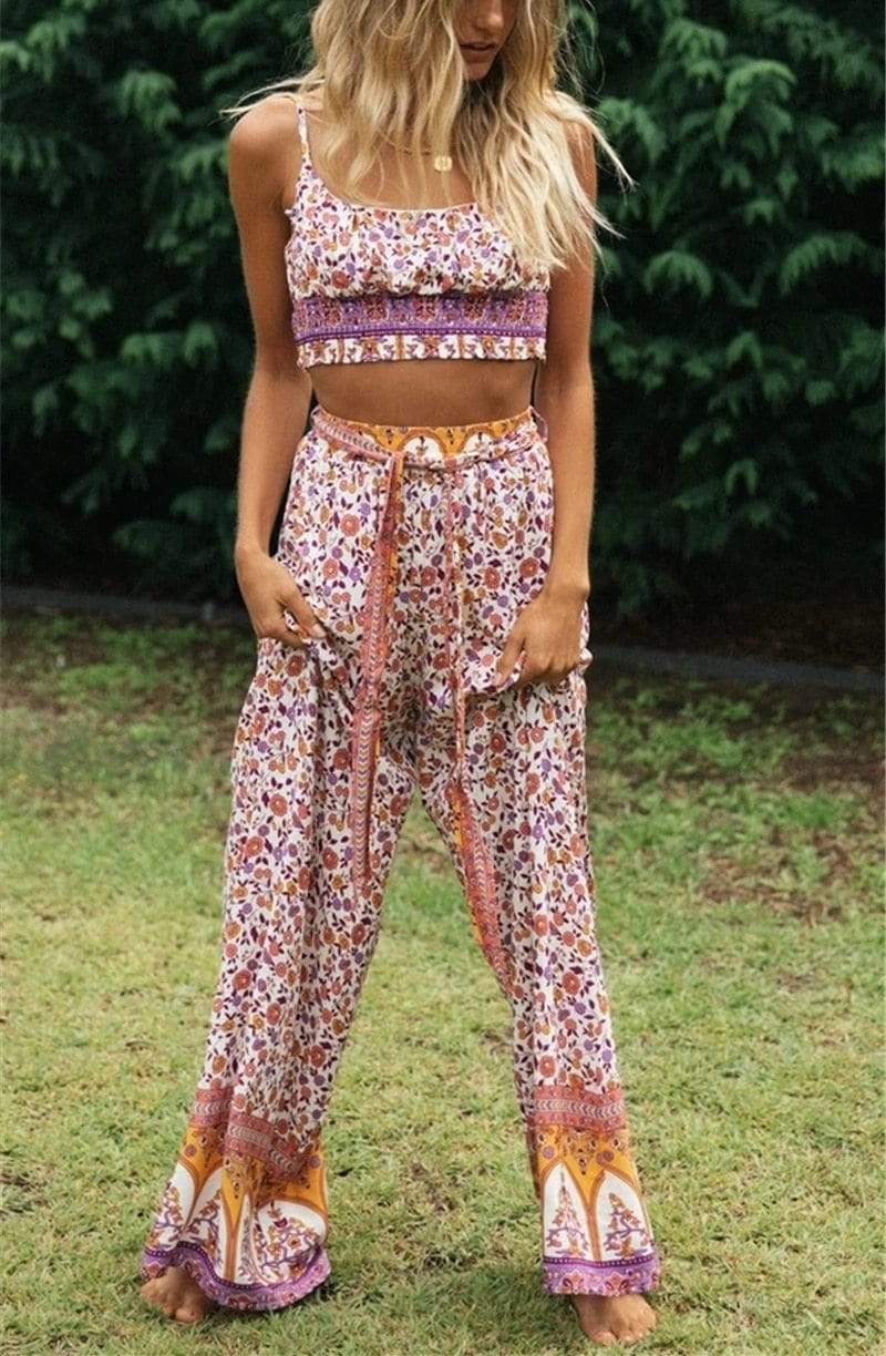 Concordia Pants & Crop Top Set