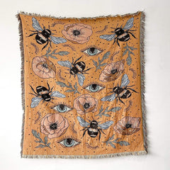 Cute Bees Throw