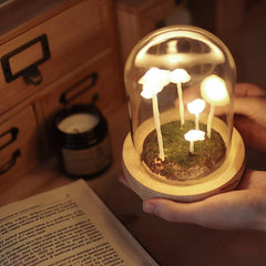 DIY Enchanted Mushroom Forest Lamp