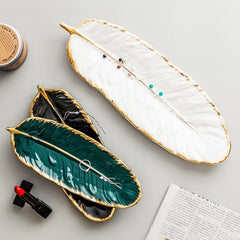 Feather Shape Plate