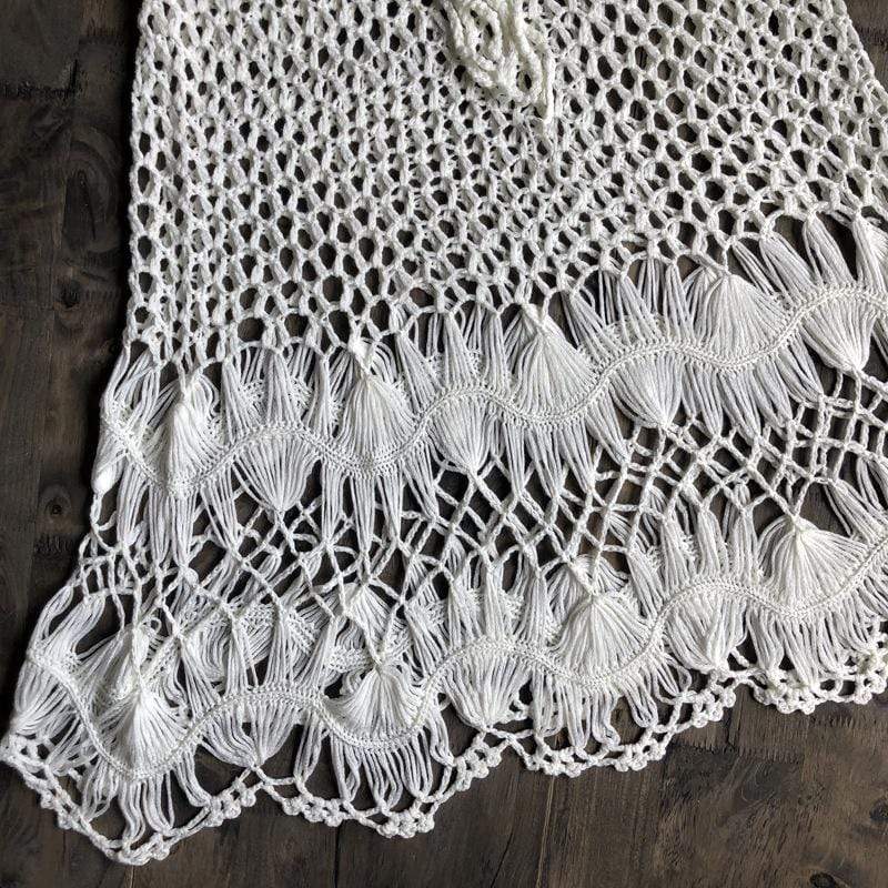 Hand Woven Boho Mini Skirt