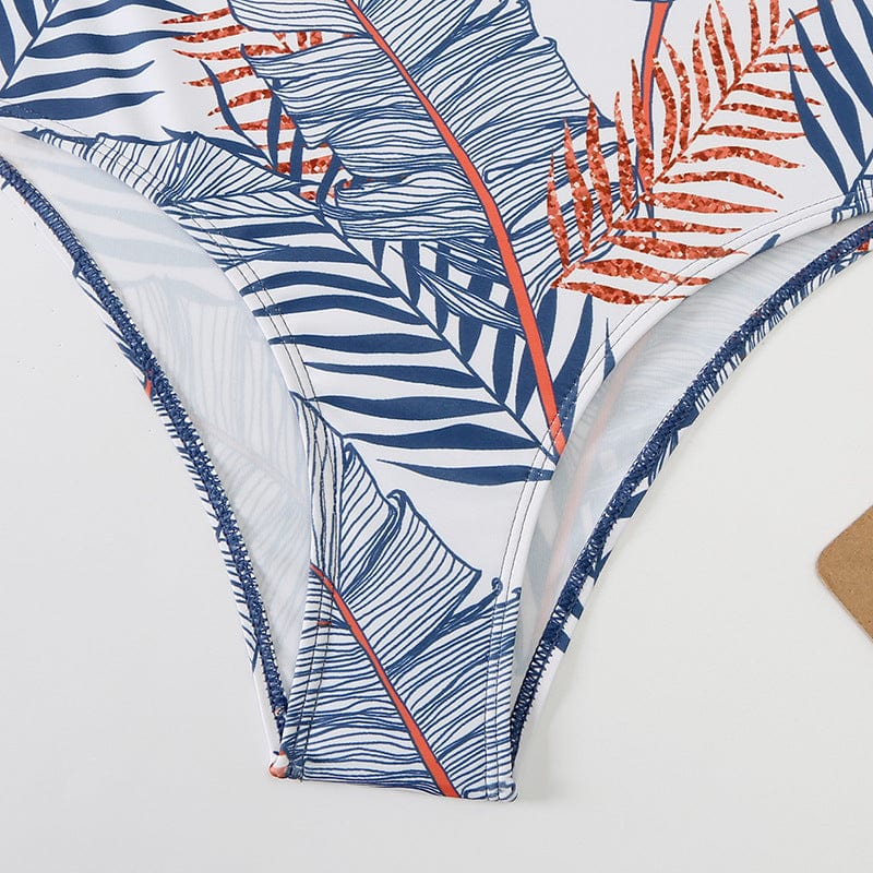 Island Bloom Tropical Print Bikini Set