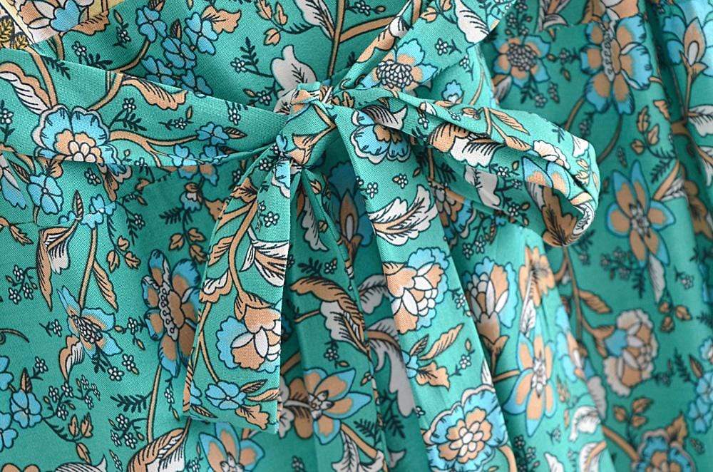 Jacinda Vintage Floral Maxi Dress