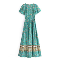 Jacinda Vintage Floral Maxi Dress