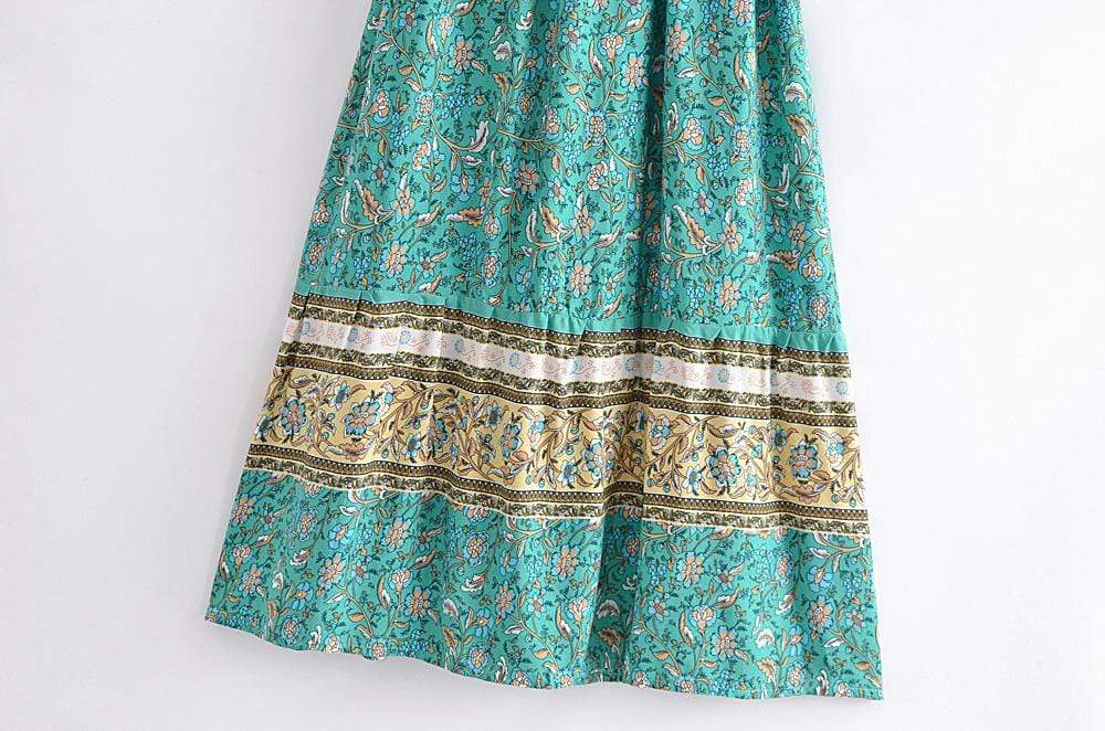 Jacinda Vintage Floral Maxi Dress