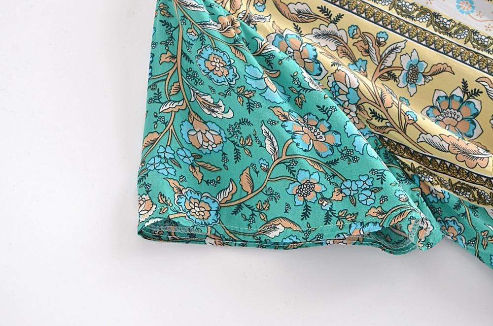 Jacinda Vintage Floral Maxi Dress