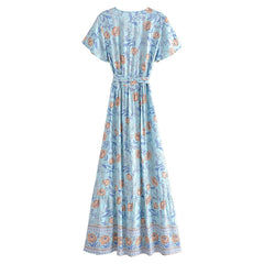 Judith Wrap Maxi Dress
