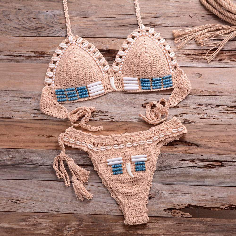 Shell Crochet Bikini Set