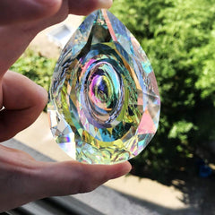 Large Hanging Crystal Prism Ornament