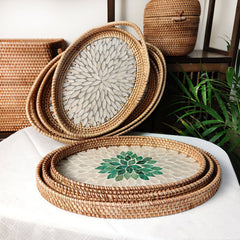 Laurie Rattan Tray