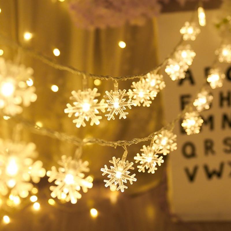LED Snowflake String Light