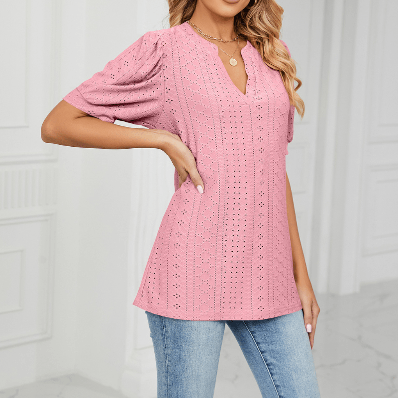 Magnolia Puff Sleeve T Shirt