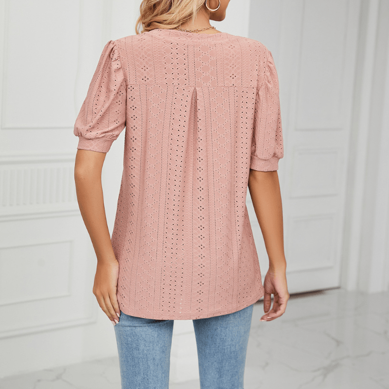 Magnolia Puff Sleeve T Shirt