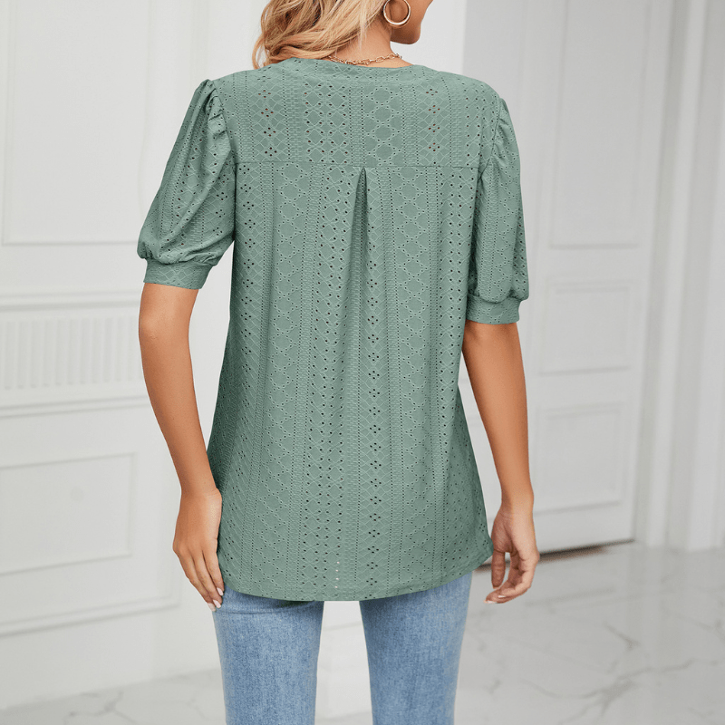 Magnolia Puff Sleeve T Shirt