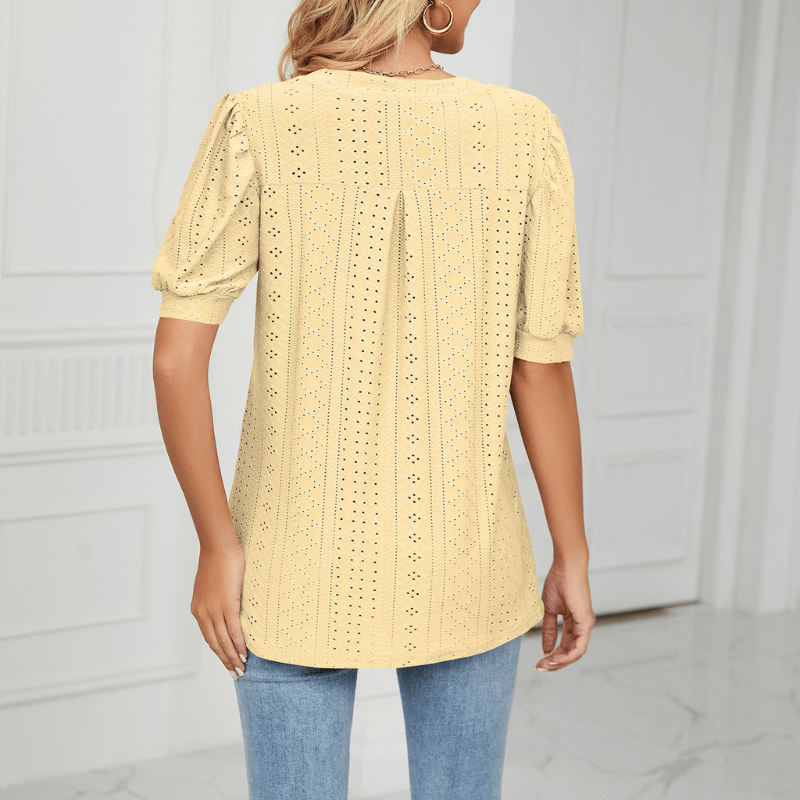 Magnolia Puff Sleeve T Shirt