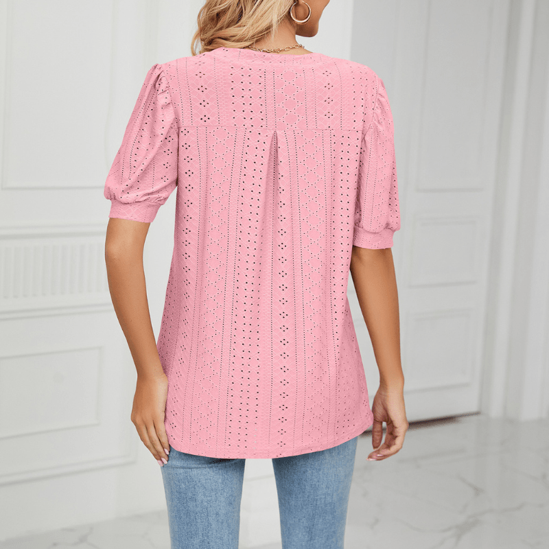 Magnolia Puff Sleeve T Shirt
