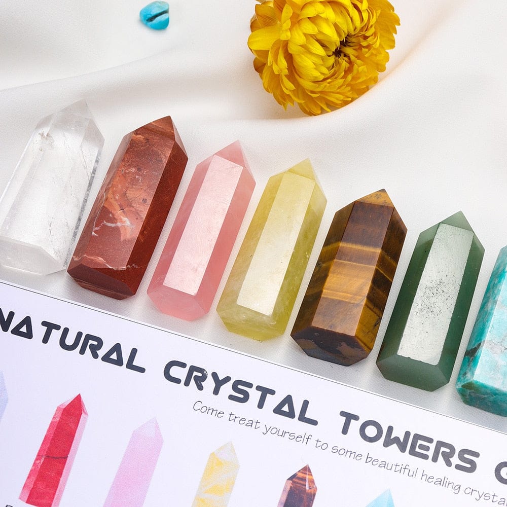 Meditation Crystals Towers Box Set