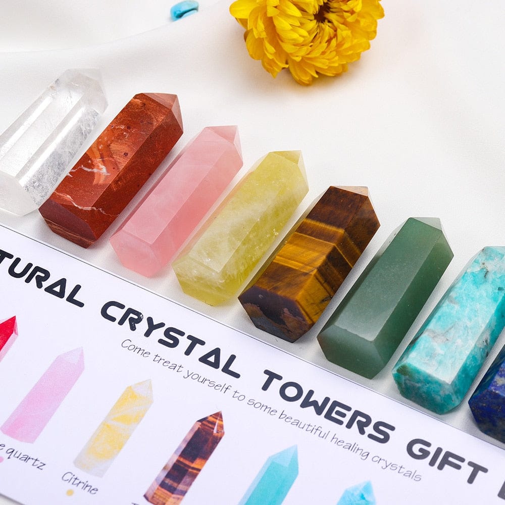 Meditation Crystals Towers Box Set