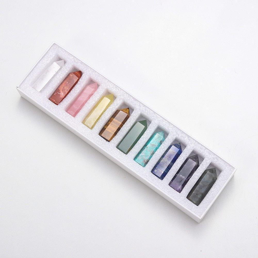 Meditation Crystals Towers Box Set
