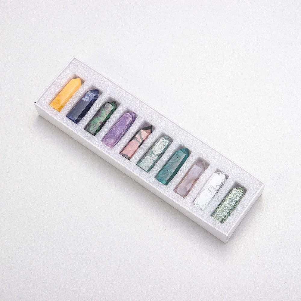 Meditation Crystals Towers Box Set