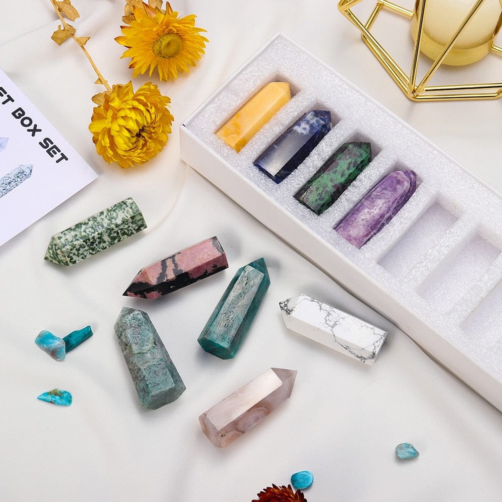Meditation Crystals Towers Box Set