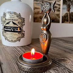 Moon Goddess Tealight Candle Holder