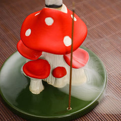 Mushroom Backflow Incense Burner