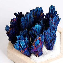 Rainbow Peacock Titanium Kyanite Blades