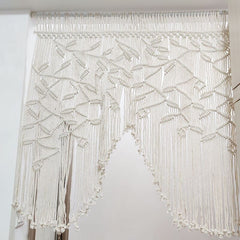 Macrame Leaf Curtain
