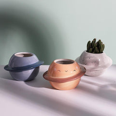 Planet Shaped Plant Pot