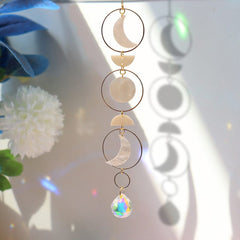 Rainbow Moon Phase Suncatcher