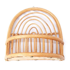 Rainbow Rattan Wall Shelf