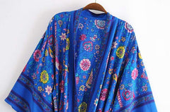 Romy Peacock Floral Kimono