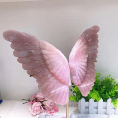 Rose Quartz Butterfly Wings