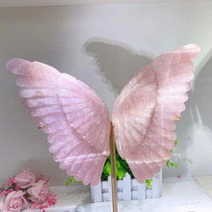 Rose Quartz Butterfly Wings