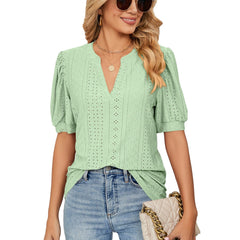 Magnolia Puff Sleeve T Shirt