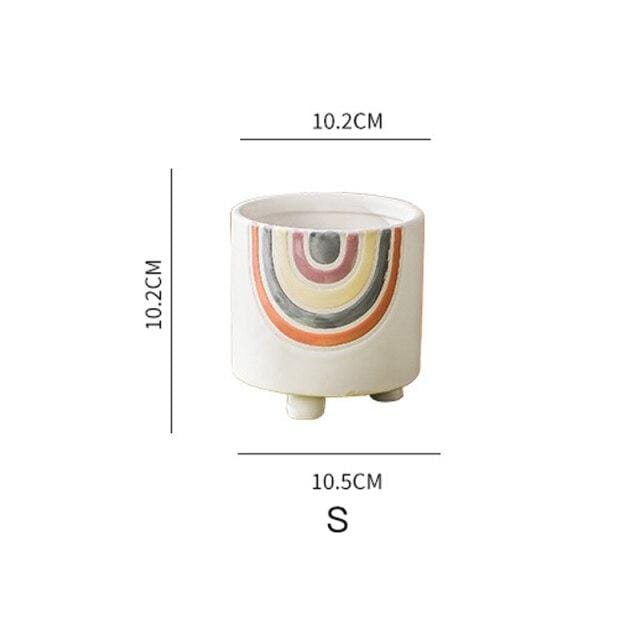 Rainbow Flower Pot
