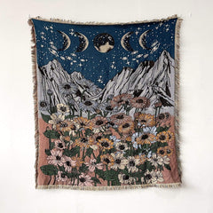 Dream Garden Throw Blanket