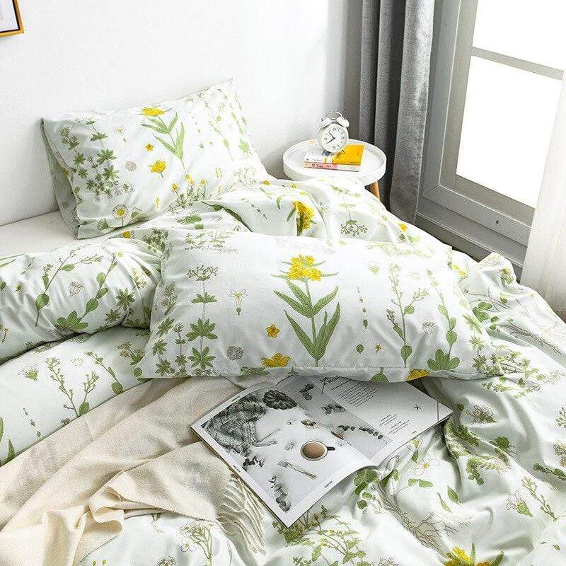 Super Soft Floral Pattern Duvet Cover Set