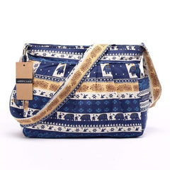 Tribal Elephant Crossbody Bag