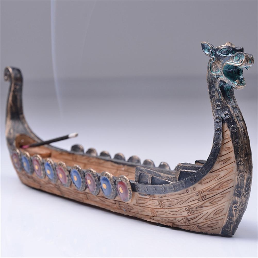 Viking Longship Incense Holder