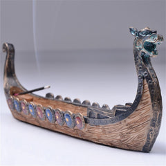Viking Longship Incense Holder