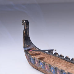 Viking Longship Incense Holder